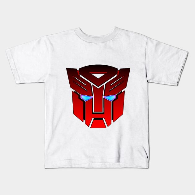 Autobots (Glowing Eyes) Kids T-Shirt by TFPrototype